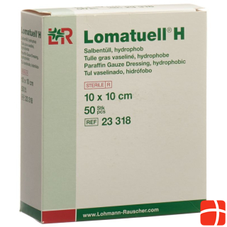 Lomatuell H Ointment Tulle 10x10cm sterile 50 pcs.