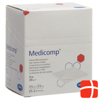 MEDICOMP Fleece Compr 7,5x7,5см 25 шт. 2 шт.