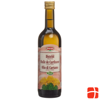 Morga organic safflower oil cold pressed 5 dl