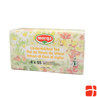 Morga lime blossom tea with cover Btl 100 Stk