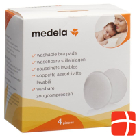 MEDELA Прокладки для кормящих матерей моющиеся 4 шт.