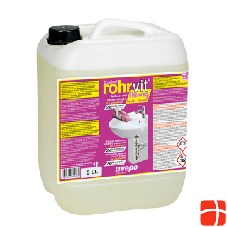 Rohrvit drain cleaner liq ready for use 5 lt