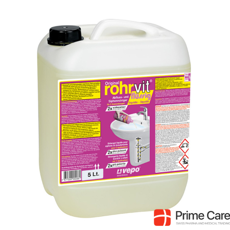 Rohrvit drain cleaner liq ready for use 5 lt