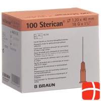 STERICAN Needle 18G 1.20x40mm pink Luer 100 pcs.
