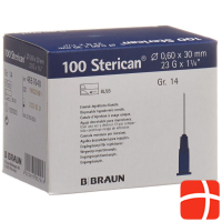 STERICAN Needle 23G 0.60x30mm blue Luer 100 pcs.