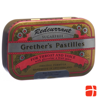 Grethers Redcurrant Pastillen ohne Zucker Ds 110 g