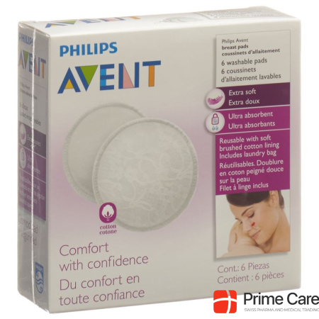 AVENT PHILIPS Nursing pads washable 6 pcs.