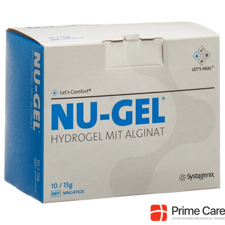 Nu Gel Hydrogel mit Alginat 10 x 15 g