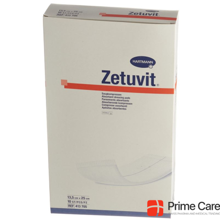 Zetuvit absorption bandage 13.5x25cm sterile 10 pcs.