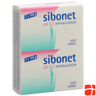 SIBONET Seife pH 5.5 Hypoallergen 2 x 100 g