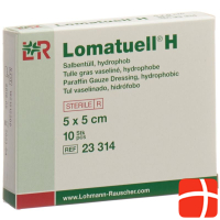 Lomatuell H ointment tulle 5x5cm sterile 10 pcs.