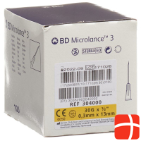 BD Microlance 3 Injection Cannula 0.30x13mm yellow 100 pcs.
