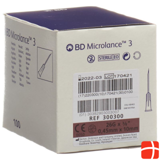 BD Microlance 3 Injektion Kanüle 0.45x10mm braun 100 Stk