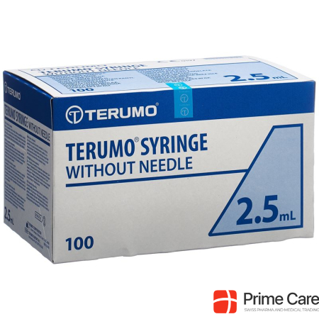 Terumo Injektions-Spritze 3 teilig 2.5ml zentrisch 100 Stk
