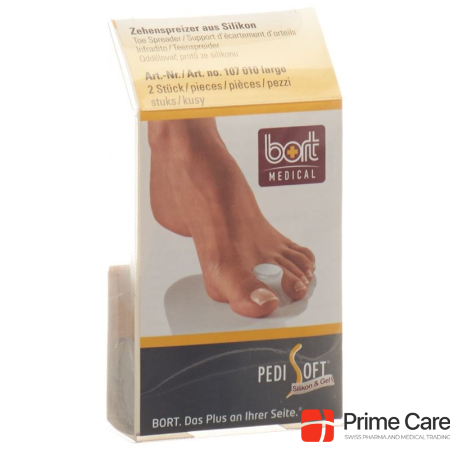 BORT PEDISOFT toe spreader large 2 pcs.