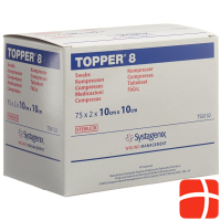 TOPPER 8 NW Compr 10x10cm sterile 75 Btl 2 Stk