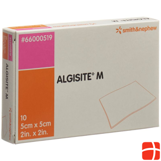 Algisite M alginate compresses 5x5cm 10 pcs.