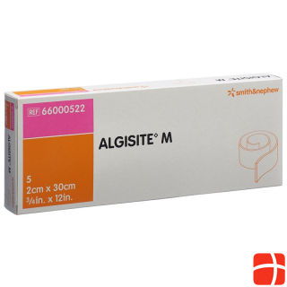 ALGISITE M Alginat Tamponade 2x30cm 5 Stk