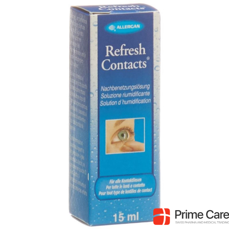 Refresh Contacts rewetting solution Fl 15 ml