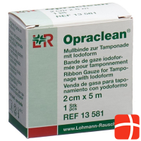 Opraclean gauze bandage for tamponade with iodoform 2cmx5m