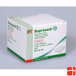 Suprasorb C коллагеновая раневая повязка 4х6см стерильная 5 шт.