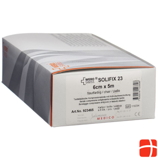 WERO SWISS Solifix 23 short-stretch bandage 5mx6cm skin-colored 8 pcs.