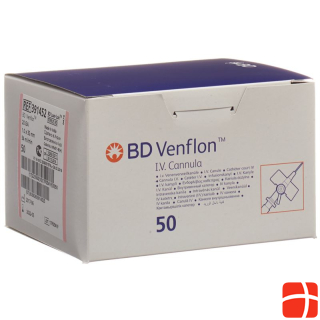 BD Venflon Indwelling Catheter with Injection Valve 20G 1.0x32mm 