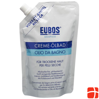 EUBOS oil bath cream refill Fl 400 ml