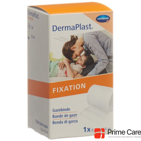 DermaPlast gauze bandage firm-edged 8cmx10m