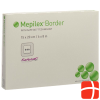 Mepilex Border Schaumverband 15x20cm Silikon 5 Stk