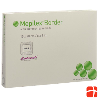 Mepilex Border foam dressing 15x20cm silicone 5 pcs.