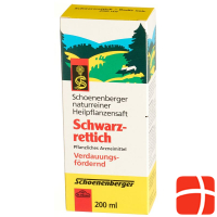 Schoenenberger Black Radish Medicinal Plant Juice Fl 200 ml