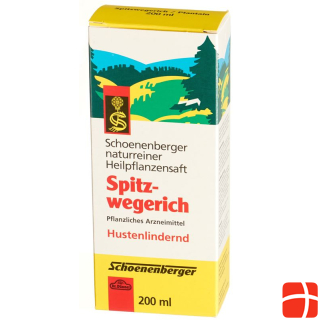 Schoenenberger ribwort medicinal plant juice Fl 200 ml