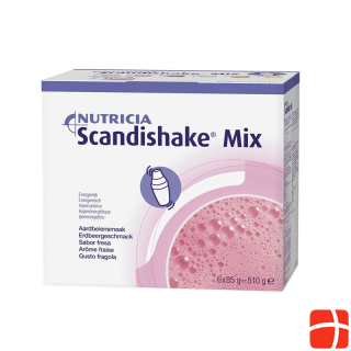 Scandishake Mix Plv Erdbeer 6 x 85 g