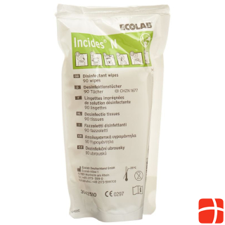 INCIDES N disinfecting wipes refill 90 pcs.