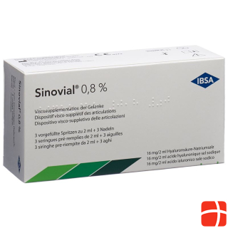 Sinovial Inj Sol 0.8 % 3 Fertspr 2 ml