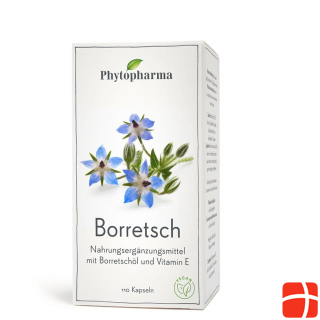 Phytopharma Borretsch Kaps 500 mg 110 Stk