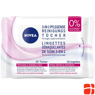 Nivea Nourishing cleansing wipes 25 pcs