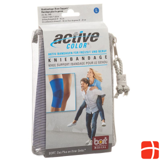Bort ActiveColor knee brace L +37cm blue