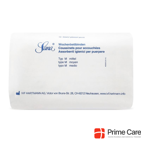 Sana postpartum bandage L sterilized 24 x 10 pcs