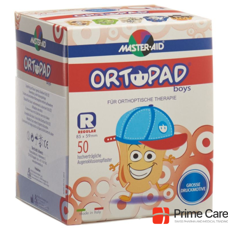Ortopad occlusion plaster Regu Boys from 4 years 50 pcs.