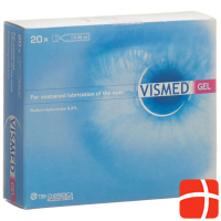 VISMED Gel 3 mg/ml Hydrogel Benetzung des Auges 20 Monodos 0.45 