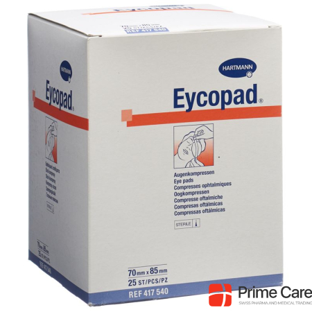 EYCOPAD Augenkompressen 70x85mm steril 25 Stk