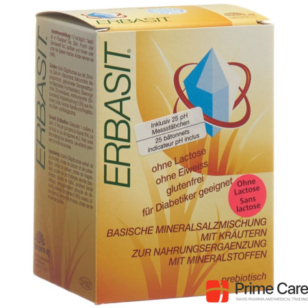 ERBASIT mineral salt Plv without lactose 240 g