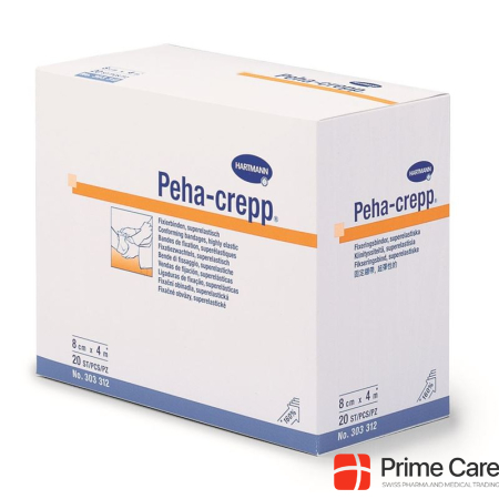 Peha Crepp crepe bandage 4mx10cm white 20 pcs.