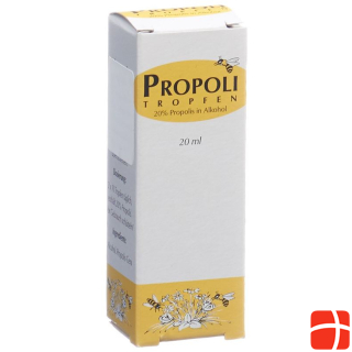 Propoli Tropfen 20 % in Alkohol 20 ml