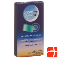 snoreeze doucenuit anti-snoring leaflets 14 pcs