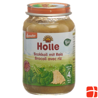 Holle Брокколи с рисом Деметра органическая 190 г