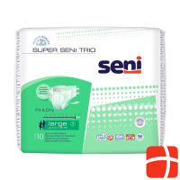 Super Seni Trio incontinence briefs L 3.suction closed sys