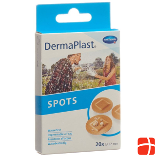 DERMAPLAST Spots round skin colored 20 pcs.